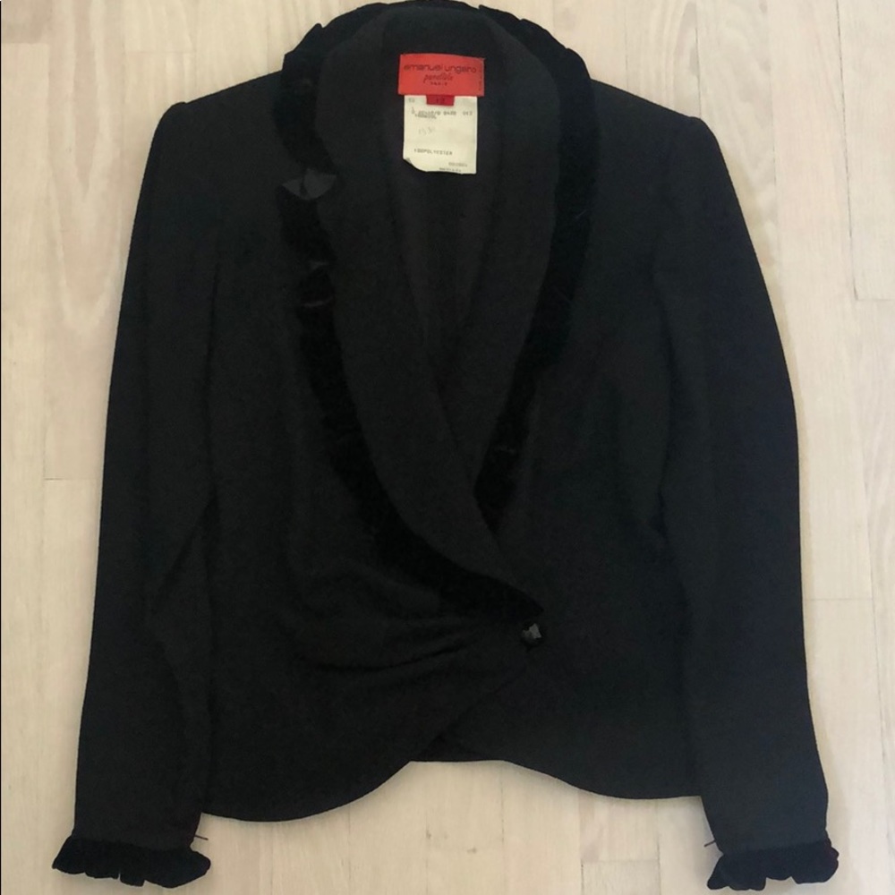 Vintage Emanuel Ungaro Black Jacket